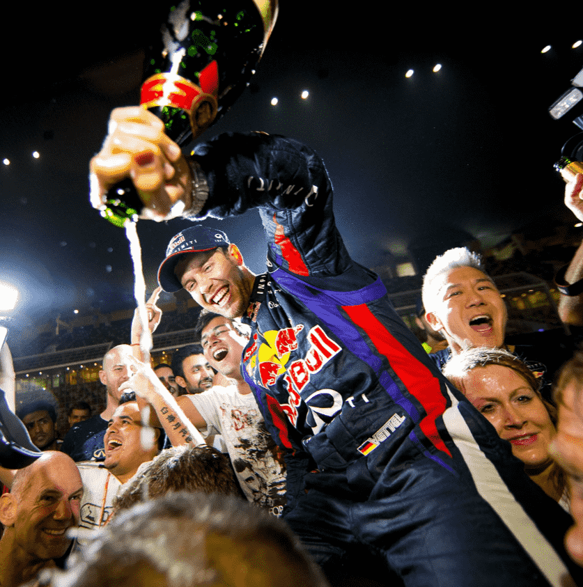 Sebastian Vettel vainqueur chez RedBull