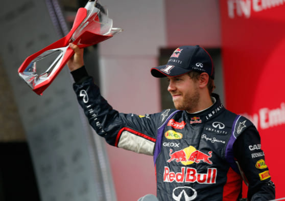 Sebastian Vettel vainqueur chez RedBull