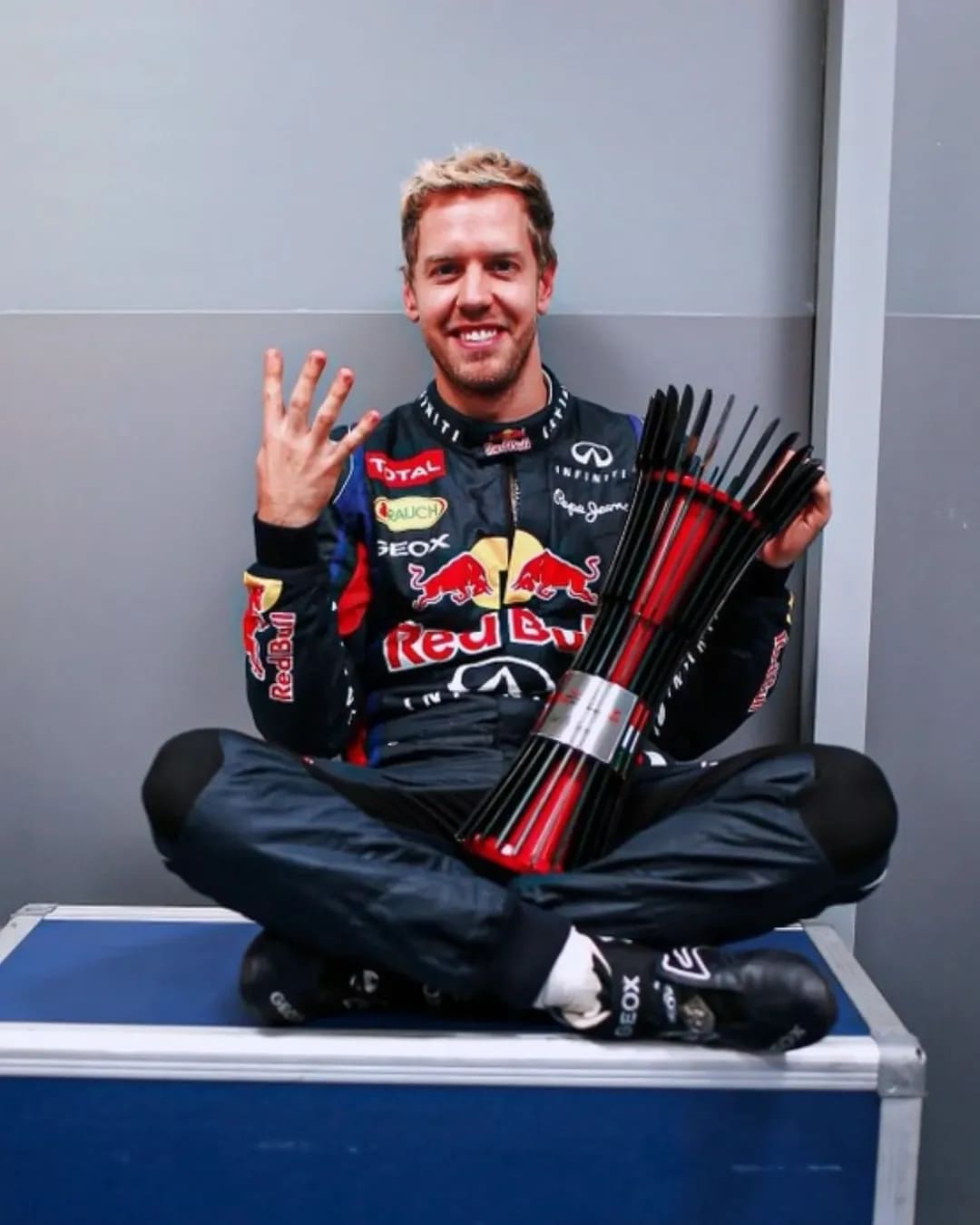 Sebastian Vettel vainqueur chez RedBull